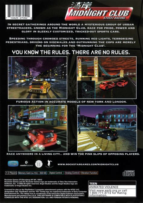 Midnight Club Street Racing Details Launchbox Games Database