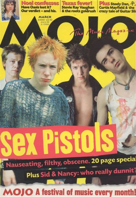 Sex Pistols Punk Rock Mojo Magazine Advertising Postcard