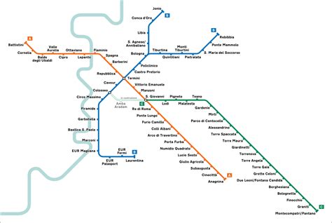 Rome Metro Metro Maps Lines Routes Schedules