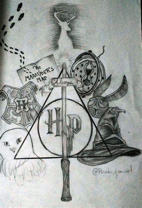 10 Dibujos De Harry Potter A Lapiz