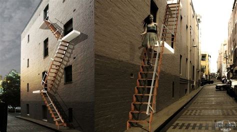 Bcompact Hybrid Stairs Fold Flat To Provide More Living Space