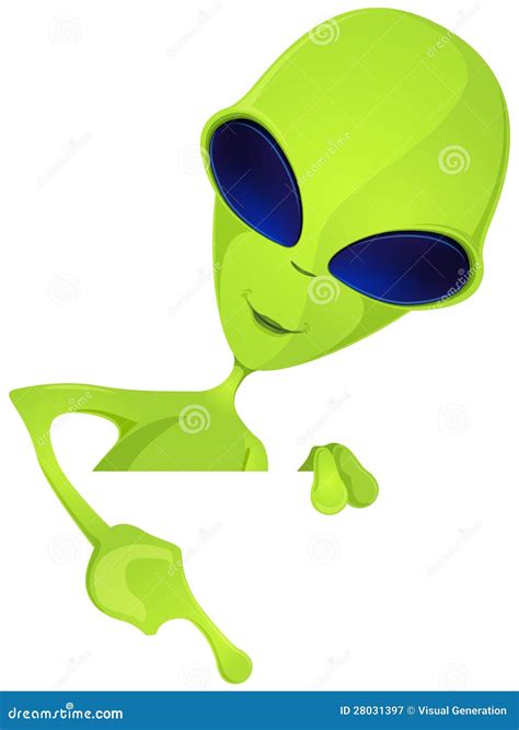 Funny Alien Stock Vector Illustration Of Happy Alien 28031397