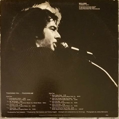 Neil Diamond Touching You Touching Me Vintage Vinyl Lp Ebay