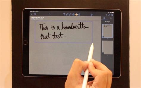 How To Convert Handwritten Text Into Digital Text On Ipad Video Ios