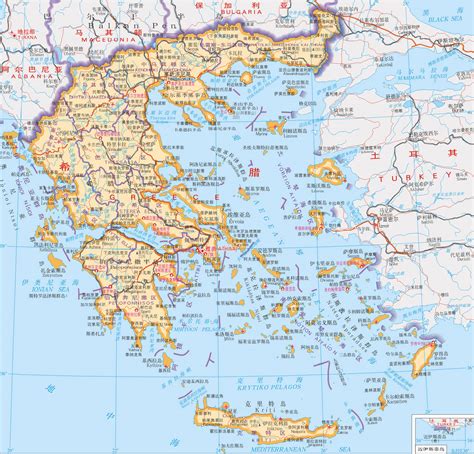 国名： 土耳其共和国 (the republic of turkey).代码tr (turkey ) 国名释义 ：土耳其一词由突厥演变而来。. 希腊地图 - 希腊地图高清版 - 希腊地图中文版