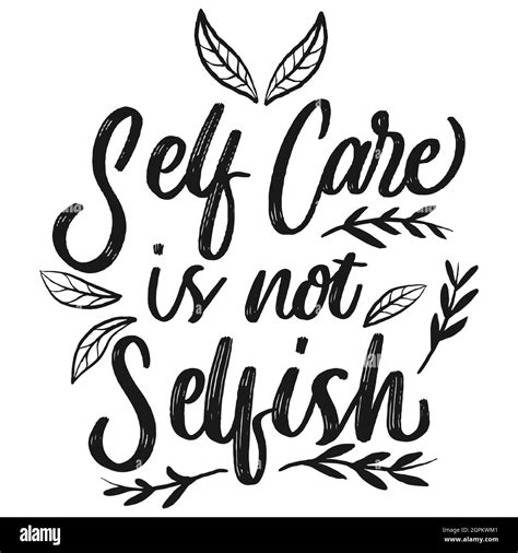 Self Care Banner Black And White Stock Photos And Images Alamy