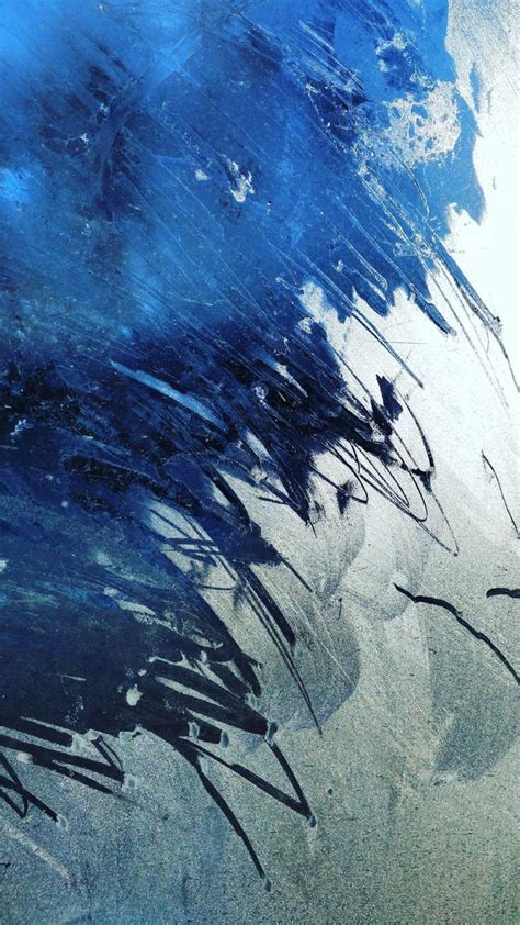 Blue Shades Splashes Canvas Art 1080x1920 Wallpaper Nature Images