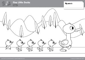 Welcome to one of the largest collection of colouring pages for kids! Five Little Ducks - Super Simple Songs