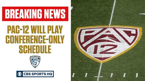 pac 12 implements conference only schedule for football season cbs sports hq youtube