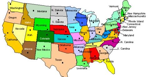 The continental united states is in north america. States Of America In Alphabetical Order Song