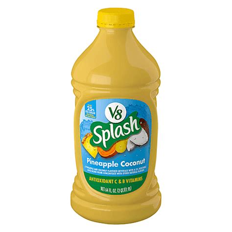 V8 Juice Beverage Pineapple Coconut 64 Fl Oz Shop Fishers Foods