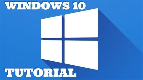 Windows 10 Tutorial Youtube
