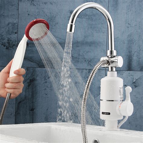 220v Water Heater Faucet Instant Tankless Electric Rotating Tap With Shower Head 912327535915 Ebay