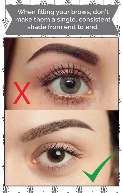 Go get your brows waxed and ask for a smaller shape. When filling your brows, don't make them a single ...
