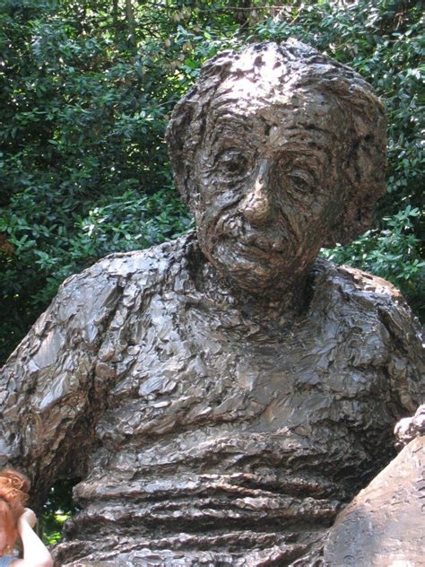 Statue Of Albert Einstein Outside The National Academy Of Sciences