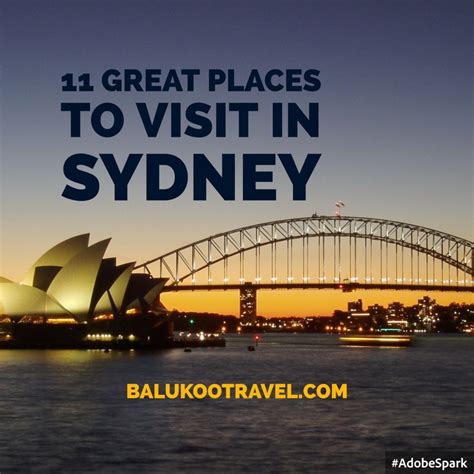 11 Great Places To Visit In Sydney Sydney Australia Australia Travel