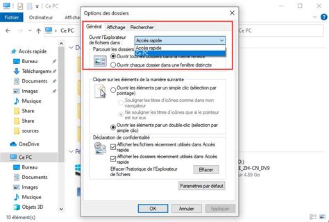 Ouvrir Directement Ce Pc Dans Lexplorateur De Fichiers De Windows 10