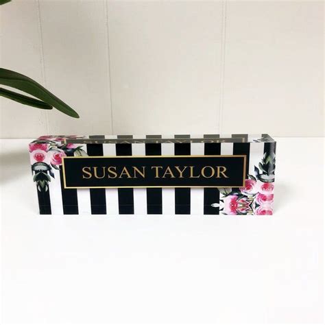 When you see the craftsmanship of ourproducts we think you will agree that name tag country is the gold standard inpersonal identification. Personalized Desk Name Plate - Your Name on Stripes ...