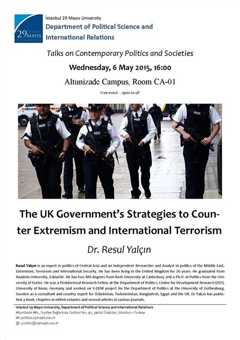 The Uk Governments Strategies To Counter Extremism And International