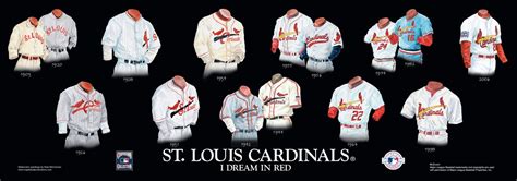 St Louis Cardinals Uniform And Team History Heritage Uniforms And