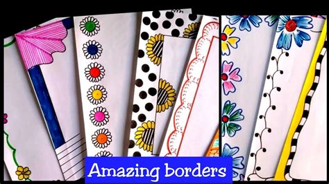 Beautiful Border Designs For Projects Handmadeassignments Front Page