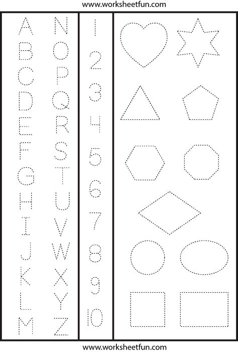 Tracing Letters And Numbers Printable Free Pdf
