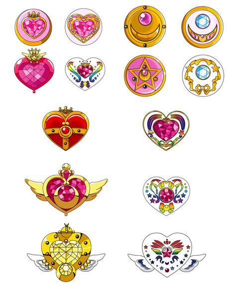 Brooches By FluffyBlueSheep Deviantart Com On DeviantART Sailor Moon Tattoo Sailor Moon