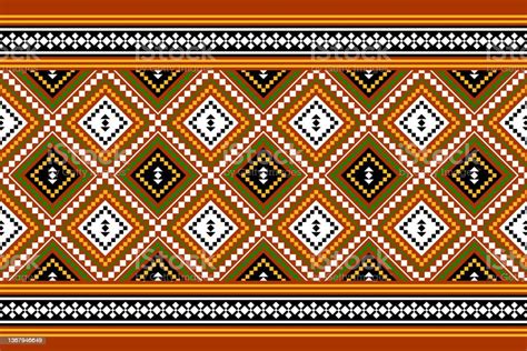 Geometric Ethnic Oriental Seamless Pattern Traditional Design For