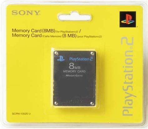 Memory Card 8 Mb Playstation 2 Sony Ps2 Memoria Play Consola Bs 6