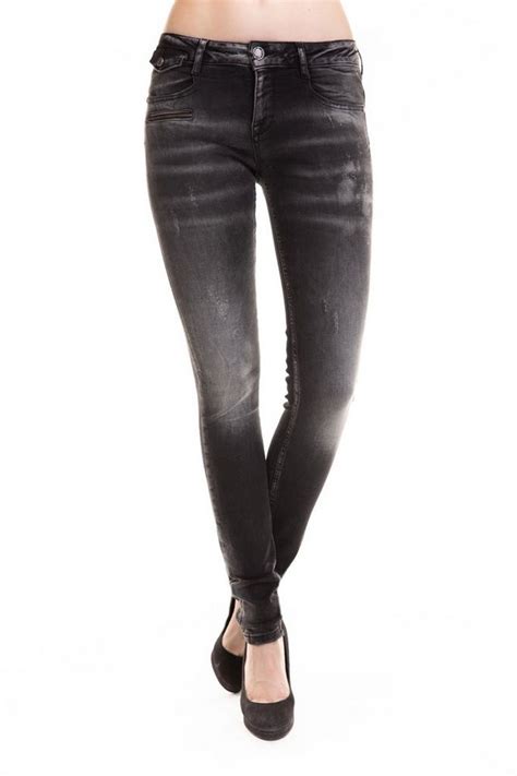 Zhrill Skinny Fit Jeans Mia Black Angenehmer Sitzkomfort Online