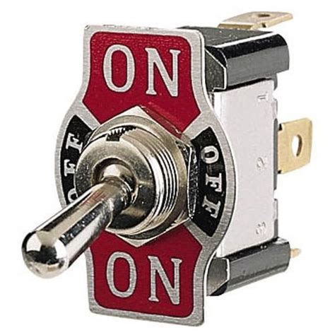 Narva Onoffon Metal Toggle Switch With Onoffon Tab Blister Pack