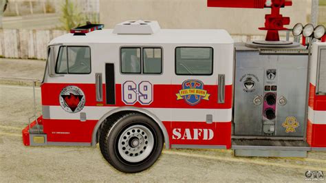 Mtl Safd Firetruck For Gta San Andreas