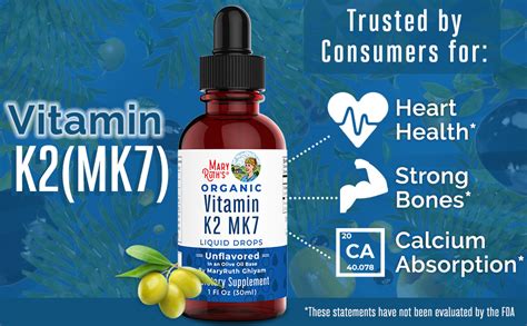 It plays many crucial roles, including balancing mood, keeping bones healthy, and regulating immune function. Amazon.com: Vegan Vitamin K2 (MK7) Liquid Drops by ...