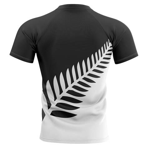 2020 2021 New Zealand All Blacks Fern Concept Rugby Shirt