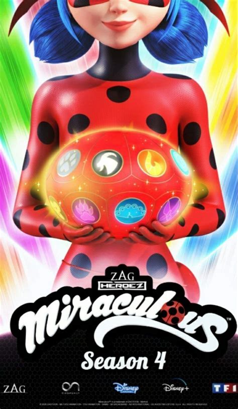 Season 4 Poster🐞🐱 Miraculous Ladybug Funny Miraculous Ladybug Ladybug