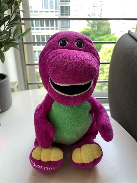Barney Set Soft Toy Hobbies And Toys Toys And Games On Carousell