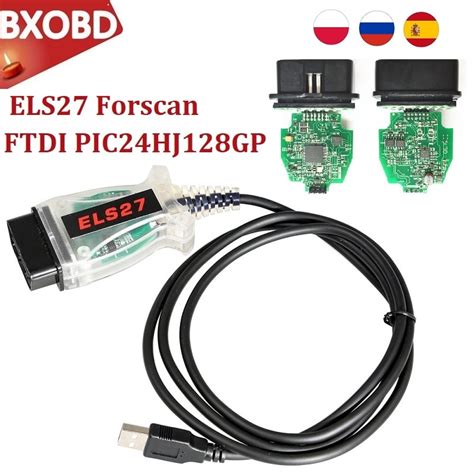 Els27 Pic24hj128gp Ftdi Els27 Forscan Obd2 Els27 Usb Mazda Ford