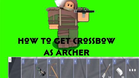 How To Get Crossbow As Archer Kit Roblox Bedwars Youtube