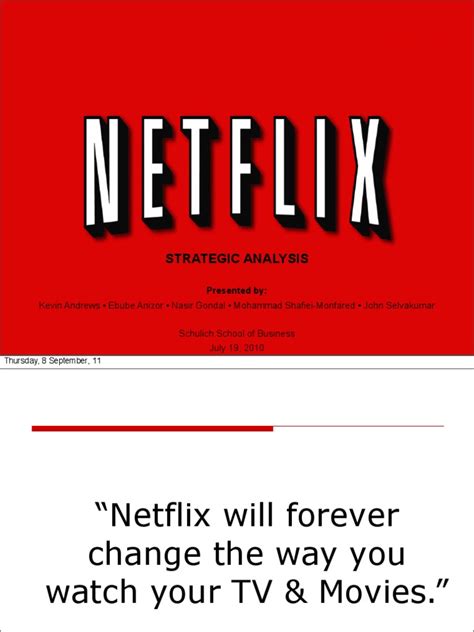 Rayane, a clumsy cop, finds that he only has 30 days left. Netflix Tech Strategy PPT | Netflix | Video On Demand ...