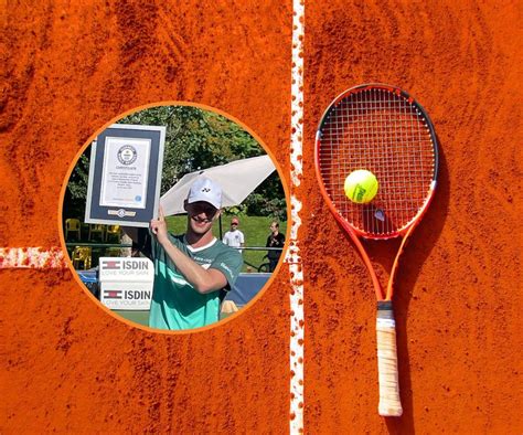 Zielona Góra Rekord Guinnessa w tenisie pobity Jędrzej Myszkowski