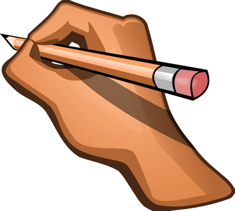Hand Writing Clip Art At Clker Com Vector Clip Art Online Royalty