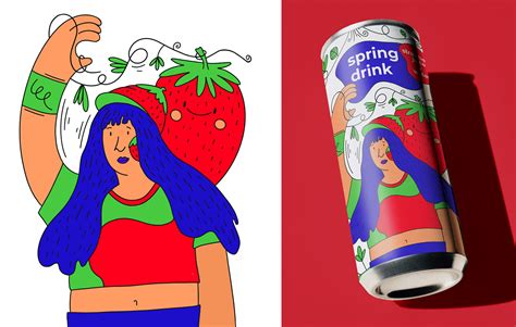 Spring Drink Packaging Design Concept On Behance