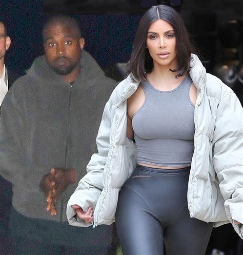 Kanye West And Kim Kardashian Spotted After Rapper Threatens