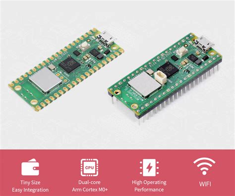Raspberry Pi Pico W Microcontroller Board Built In Wifi Based On