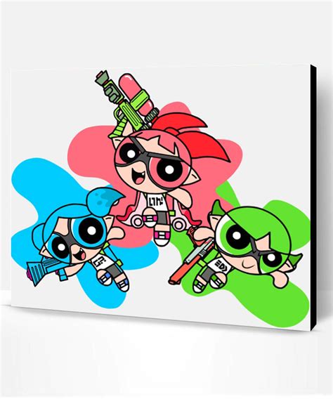 Powerpuff Girls Animation Paint By Number Paint By Numbers Pro