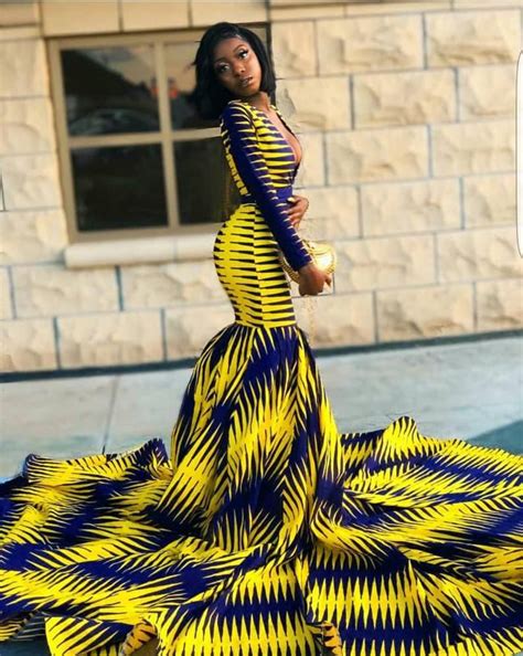 African Gowns African Prom Dresses Prom Girl Dresses African Fashion Ankara African Inspired