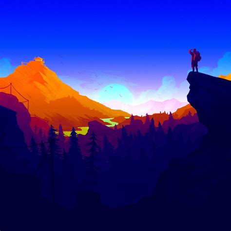 2932x2932 Firewatch 4k Ipad Pro Retina Display Hd 4k Wallpapersimages