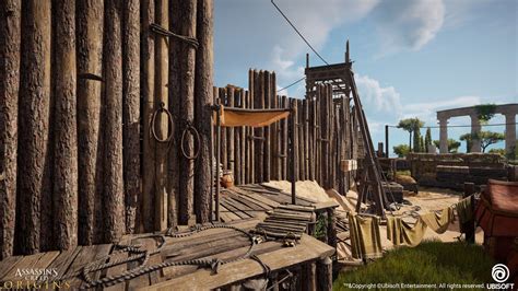 Artstation Assassins Creed Origins Roman Fort Kit Samuil Munis