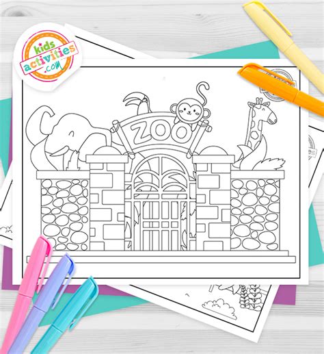 The Best Fun And Free Zoo Animal Coloring Pages Kids Activities Blog