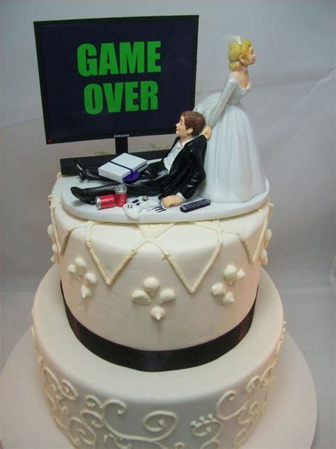 Gamer Wedding Cake Funny Wedding Cake Toppers Wedding Games Wedding Humor Wedding Venues